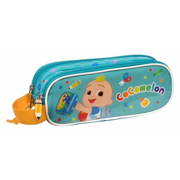 Double Carry-all CoComelon Back to Class Light Blue 21 x 8 x 6 cm