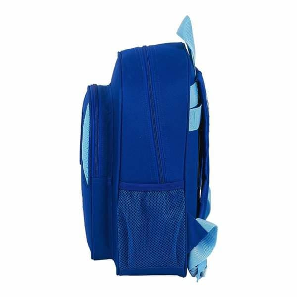 Child bag Real Zaragoza Blue Light Blue 27 x 33 x 10 cm