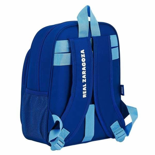 Child bag Real Zaragoza Blue Light Blue 27 x 33 x 10 cm