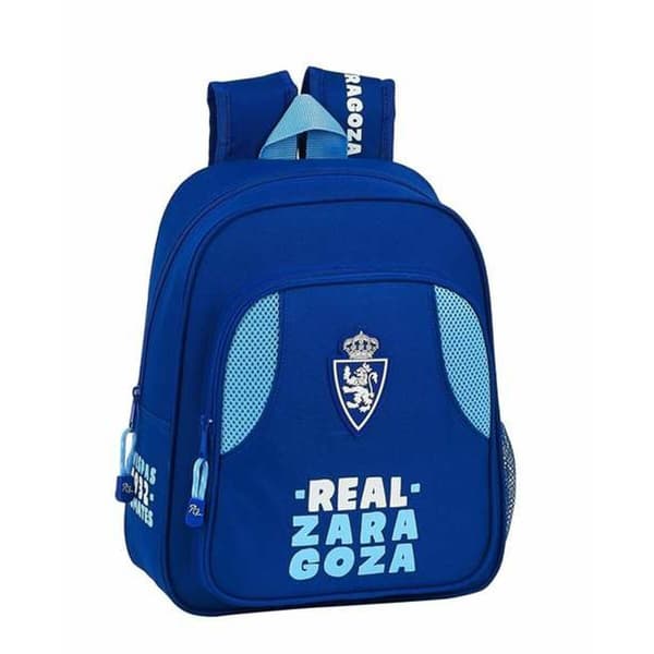 Child bag Real Zaragoza Blue Light Blue 27 x 33 x 10 cm