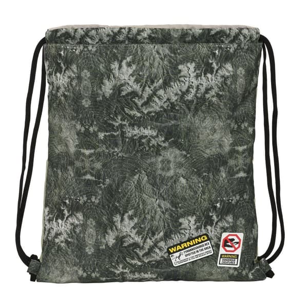 Backpack with Strings Jurassic World Warning