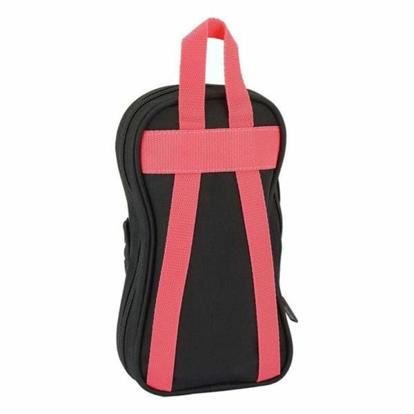 Backpack Pencil Case F.C. Barcelona Black 12 x 23 x 5 cm 33 Pieces