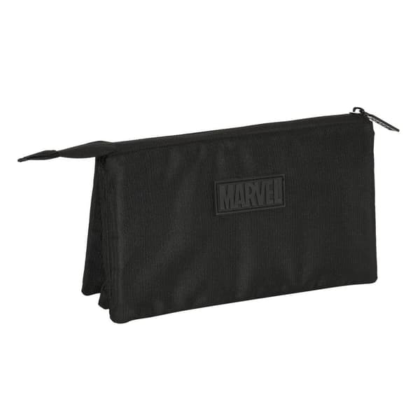 Triple Carry-all Capitán América Black 22 x 12 x 3 cm