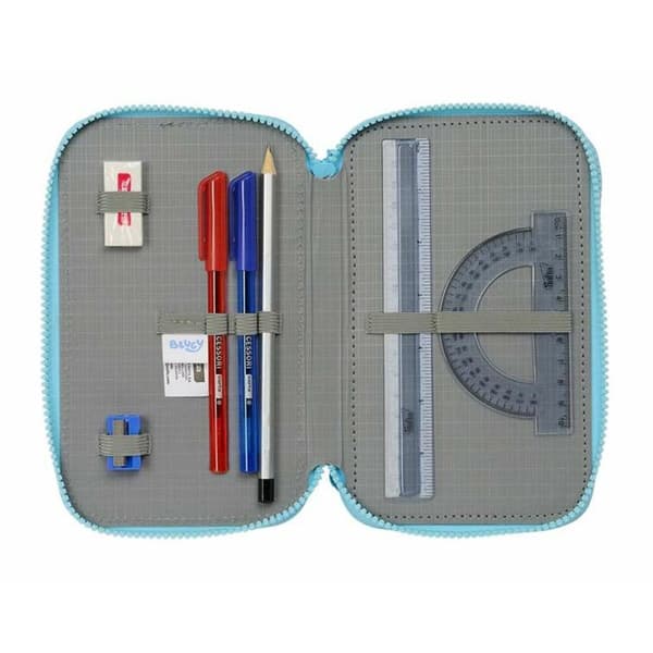 Triple Pencil Case Bluey 12,5 x 19,5 x 5,5 cm