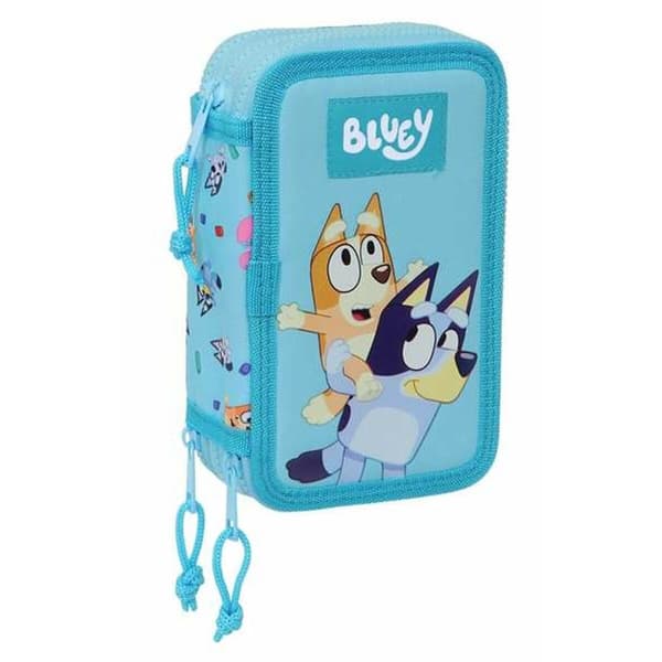 Triple Pencil Case Bluey 12,5 x 19,5 x 5,5 cm