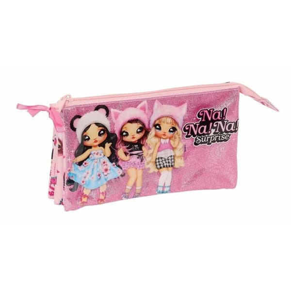 Triple Carry-all Na!Na!Na! Surprise Fabulous Pink 22 x 12 x 3 cm