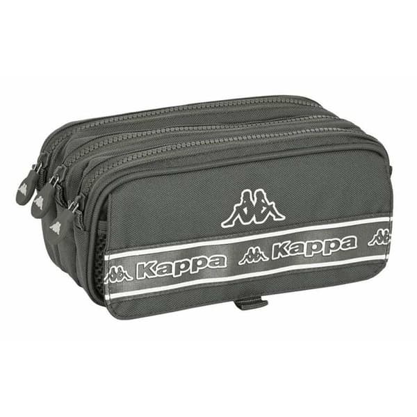 Triple Carry-all Kappa Basics Grey 21,5 x 10 x 8 cm