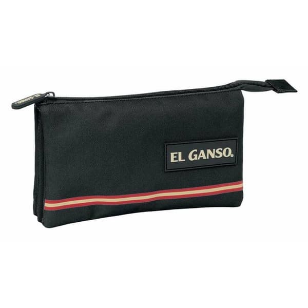 Triple Carry-all El Ganso Basics Black 22 x 12 x 3 cm