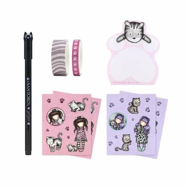 Stationery Set Safta Grey Pink