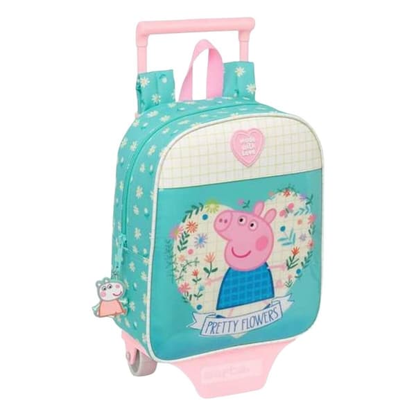 School Bag Peppa Pig Pretty Flowers 22 x 27 x 10 cm