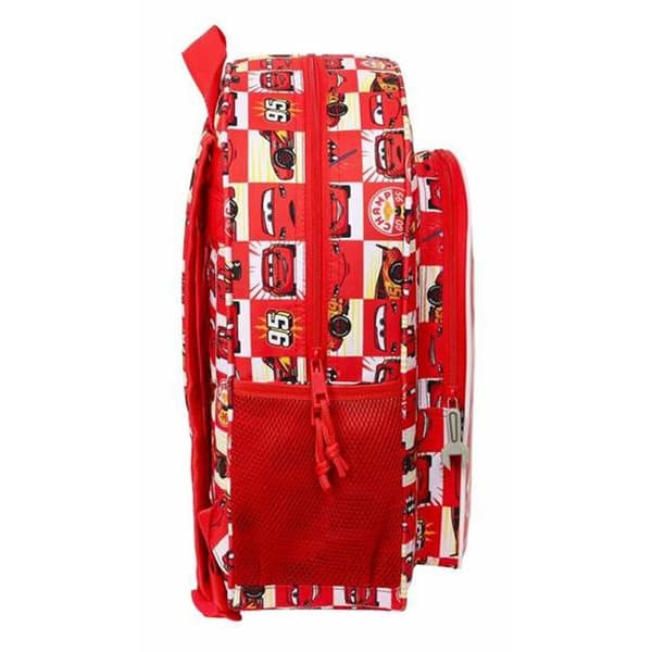 School Bag Cars Let's Race Red 32 x 38 x 12 cm