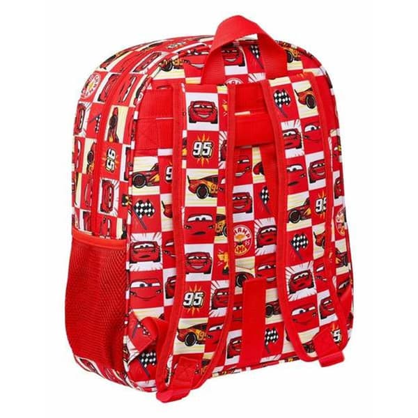 School Bag Cars Let's Race Red 32 x 38 x 12 cm