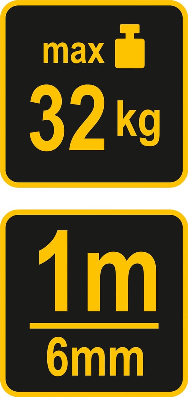Fjädervåg 32 kg med upprullningsmått