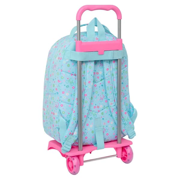 School Rucksack with Wheels Safta Bicicleta 32 x 42 x 15 cm