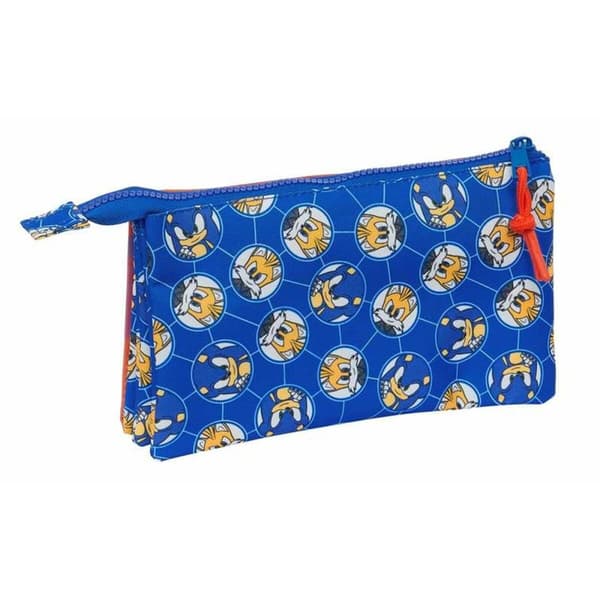 Triple Carry-all Sonic Prime 22 x 12 x 3 cm