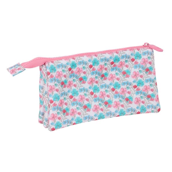 Triple Carry-all Safta Flores 22 x 12 x 3 cm