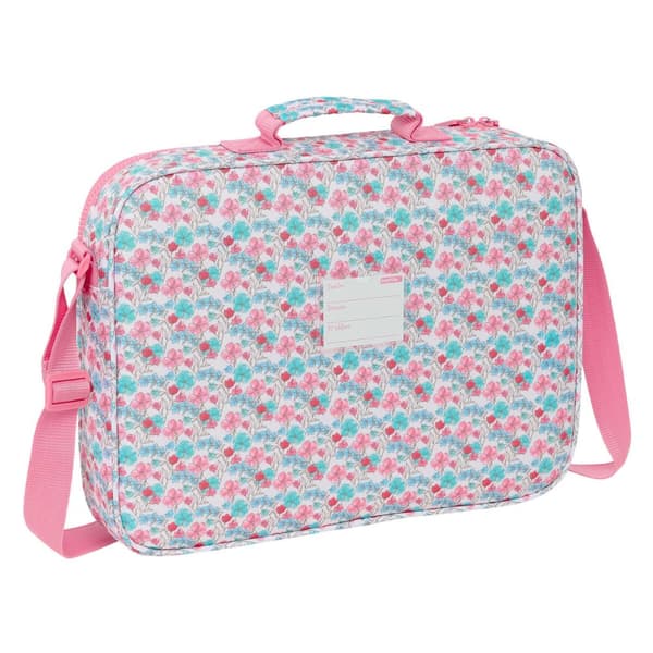 School Satchel Moos Flores 38 x 28 x 6 cm