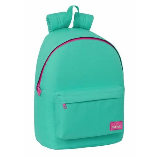 Laptop Backpack Nait Nait Green 31 x 41 x 16 cm 14,1"
