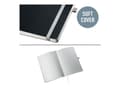 Pikkukuva 5 / 5: Leitz Style notesbog A5 linjeret med softcover Satin sort