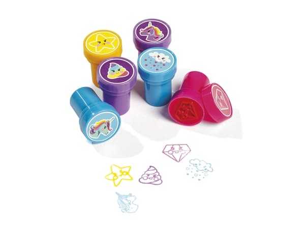 Totum Unicorn Selfinking Stamps, Children''s stamp set, 3 År, Multifärg