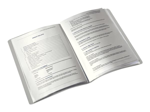 Leitz Style - Visningsbok - 20 utrymmen - för A4 - kapacitet: 40 ark - arctic white