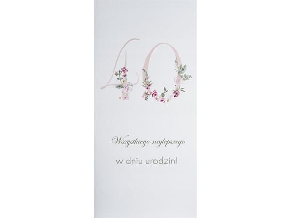MAK Födelsedagskort 40 DL U17 - Blommor