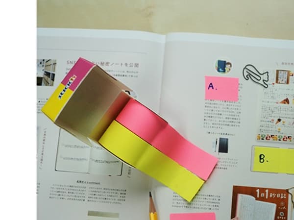 Note Roll Extra Sticky FSC 2x25mmx10m Neon Gul/Pink