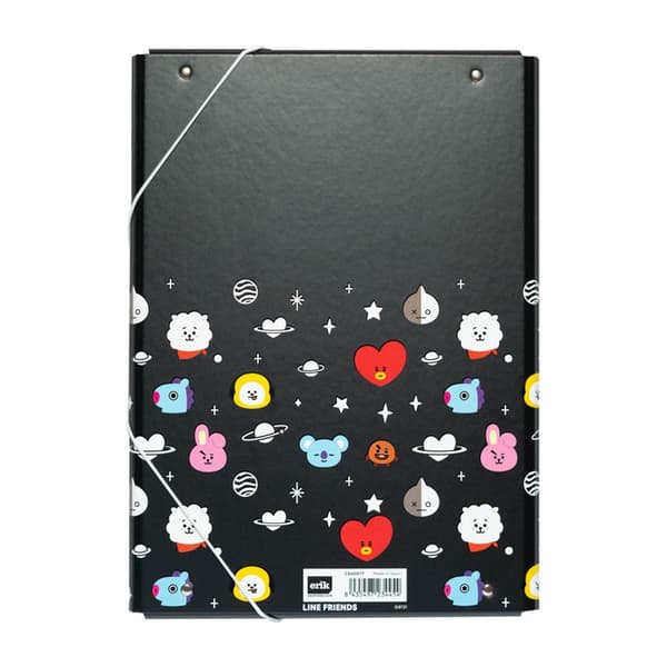 BT21-Mappe/dokumentmappemedelastik