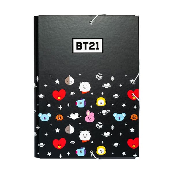 BT21-Mappe/dokumentmappemedelastik
