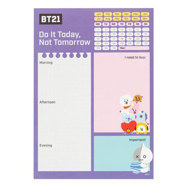 LINEFRIENDSBT21-A5dagligplanerare