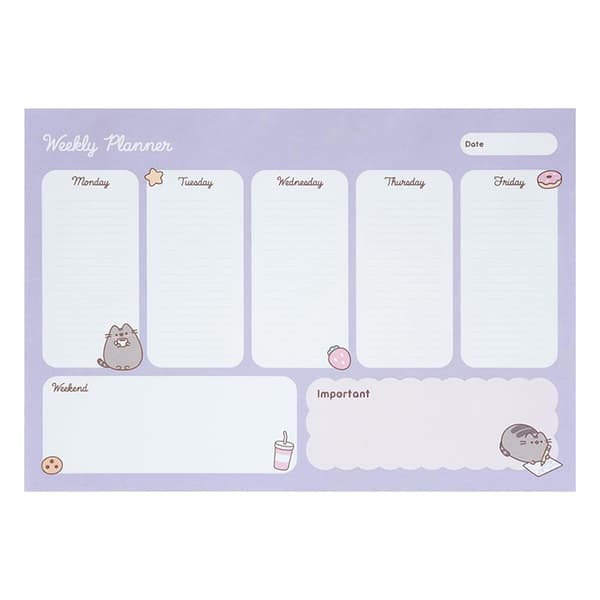 Pusheen-UgeplanlæggerfraMomentskollektionen54A4sider