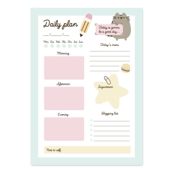 Pusheen-DagsplanerarefrånFoodie-kollektionen