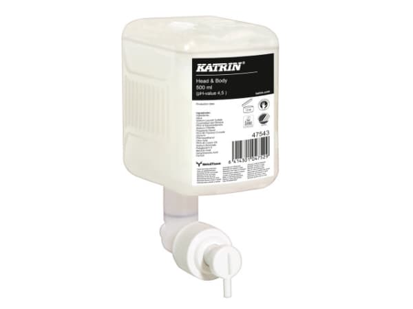 Sæbe Katrin Head & Body 0,5l med parfume 47543 - (12 stk.)