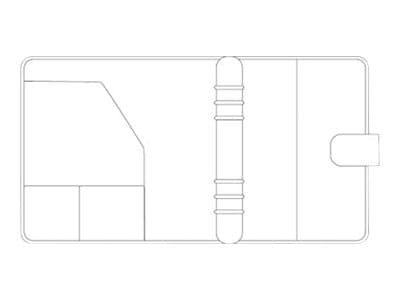 Chronoplan Compact Standard - Organiserare - A5 - svart