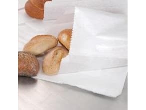 Bageripåse 3kg L300xW360mm 40g Vit,500 st/crt