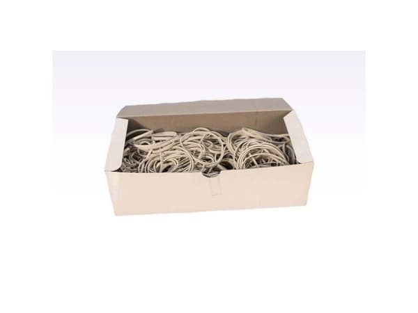 Gummibånd 200x5mm hvid ca. 150stk 500g/pak - (500 gram pr. pakke)