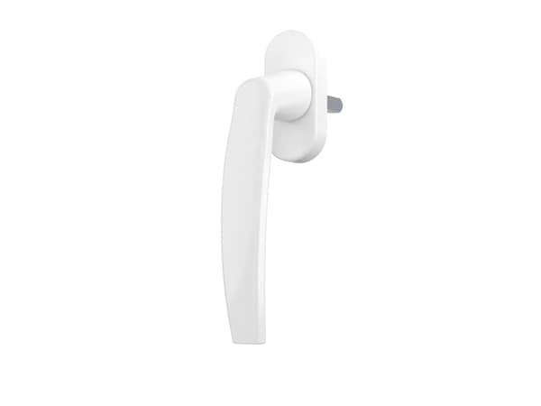 Barcz White Window Handle Gamma