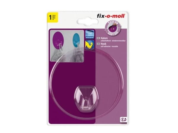 Fix-O-Moll Hook Oval 3562906 100Mm Transparent