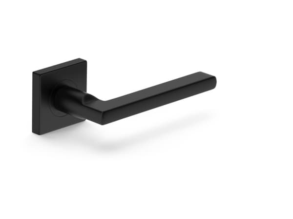Metal_Bud Handle Door Metro Black