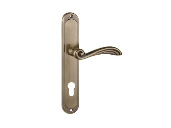 Metal_Bud Zo85p Door Handle Orion Aged Brass