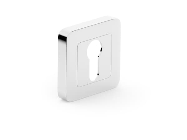 Metal_Bud Pz Escutcheon On Square Roset, Chrome