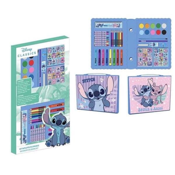 Stationery Set Stitch Blue