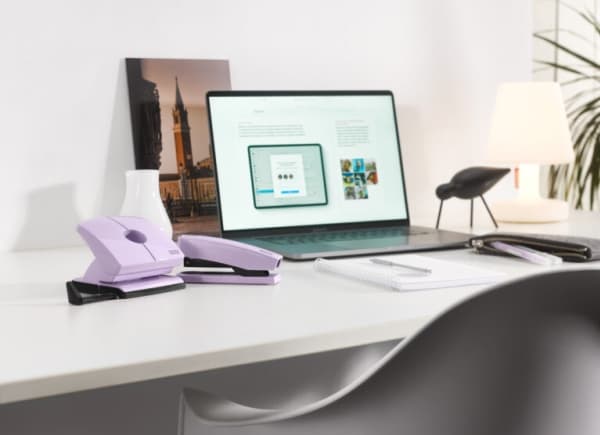 novus häftapparat B2 ColorID 2.0 vacker lila (020-1951)