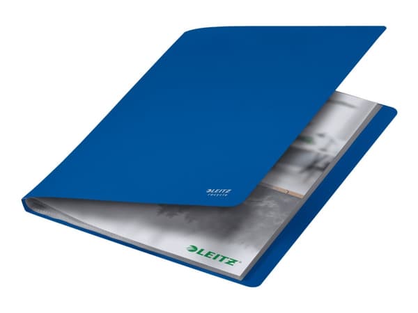Leitz Recycle - Visningsbok - 40 utrymmen - 80 fickor - ryggbredd: 16 mm - för A4 (210 x 297 mm) - blå