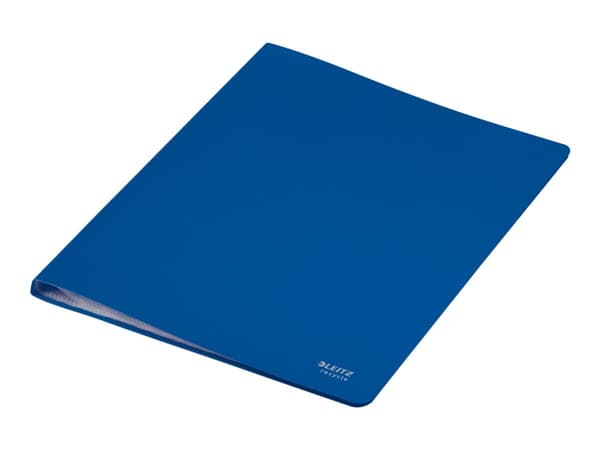 Leitz Recycle - Visningsbok - 40 utrymmen - 80 fickor - ryggbredd: 16 mm - för A4 (210 x 297 mm) - blå