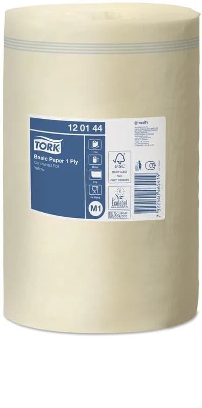 Monipuolinen paperi Tork® M1 Basic Mini Centerfeed, 120144, 1-kerroksinen, pakkaus 11 kpl.