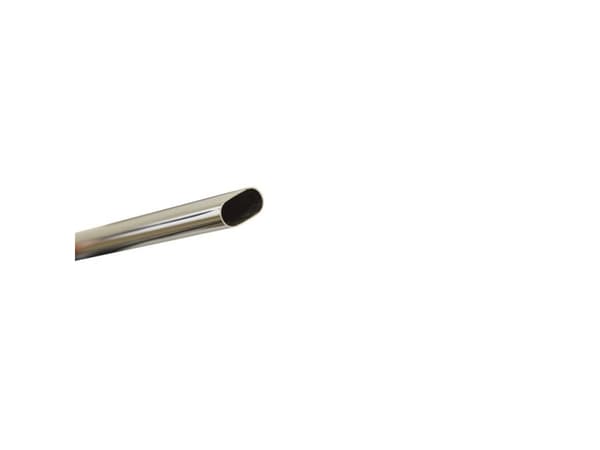 Haushalt Steel Oval Tube.30X15mm Dia1000mm.Chrome