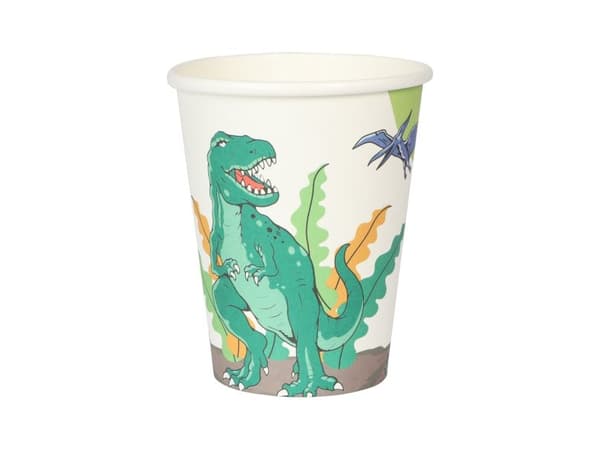 Dinosaur papkrus, 8 stk