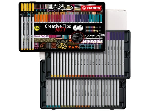 STABILO Creative tips ARTY, 50 stykker, Flerfarget