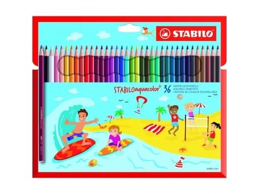 STABILO Aquacolor, flera, 36 st
